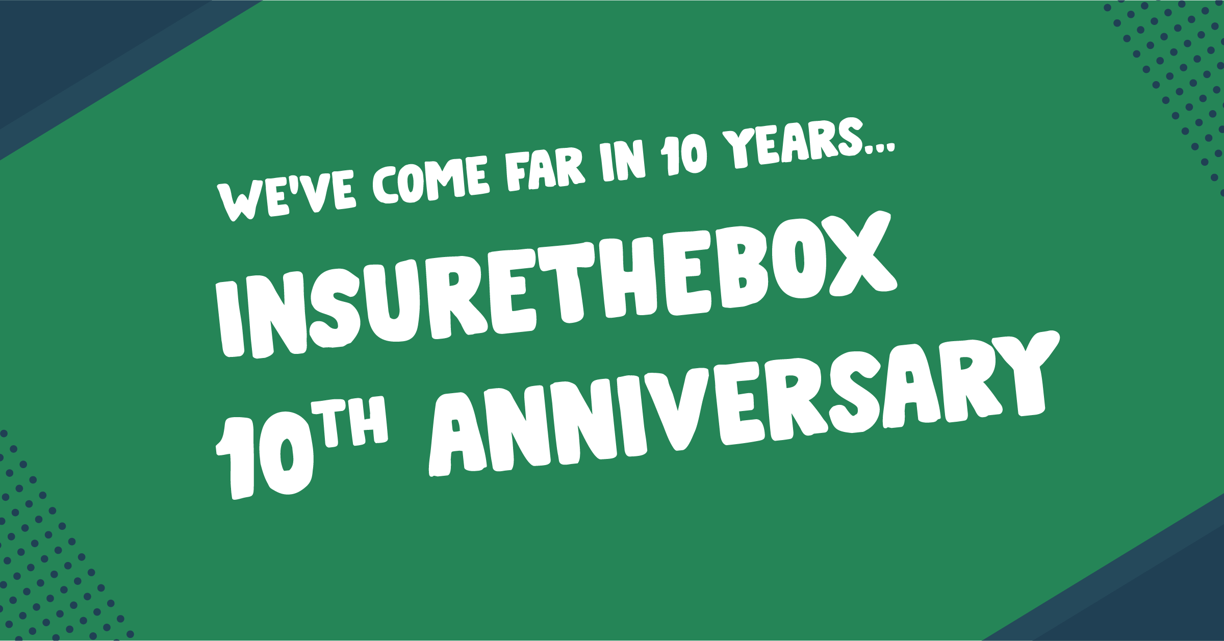 insurethebox tenth anniversary banner
